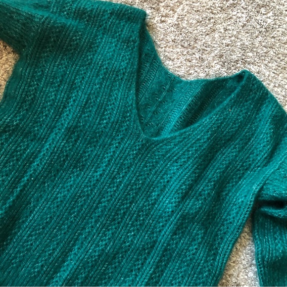 NWT Sezane Malou Jumper Sweater - Emerald Green - Picture 7 of 9